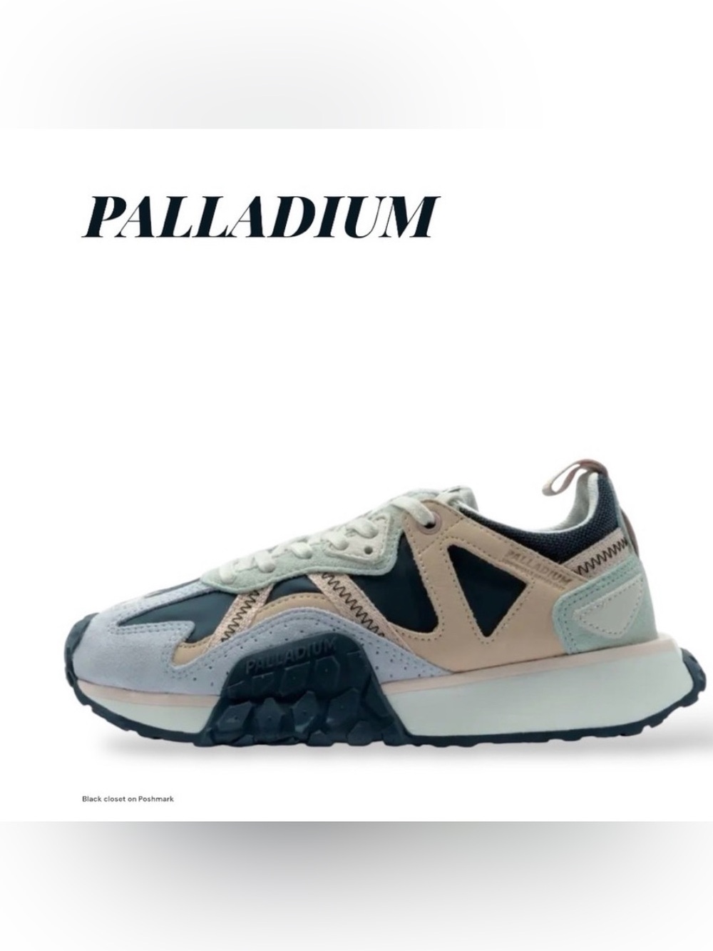 Palladium Black and Tan Sneakers